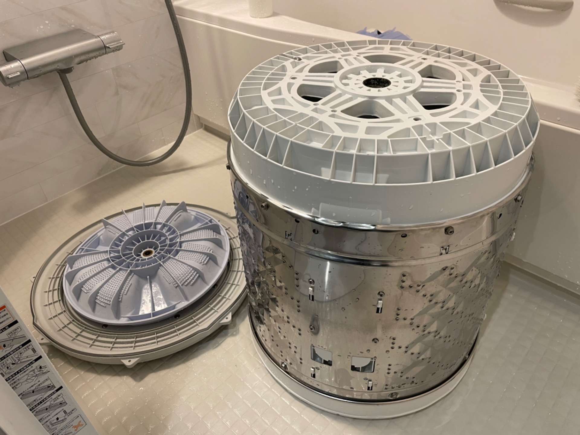 【茨城県 ハウスクリーニング】 洗濯機クリーニングご依頼頂きました